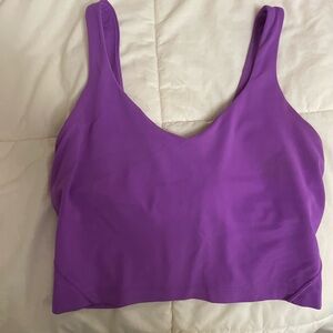 Lululemon align purple size 10 crop top (no tag)